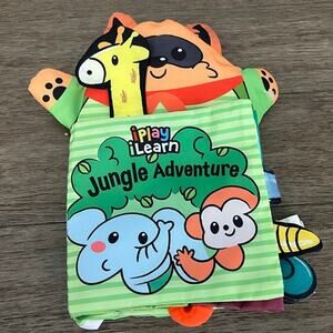 Montessori iPlay ilearn Jungle Adventure Hand‎ Puppet Soft Book